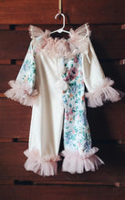 Half & half vintage floral clown costume 2t