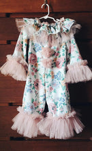 Vintage floral clown costume 2t