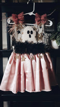 Pink feather ghostie dress 3/4